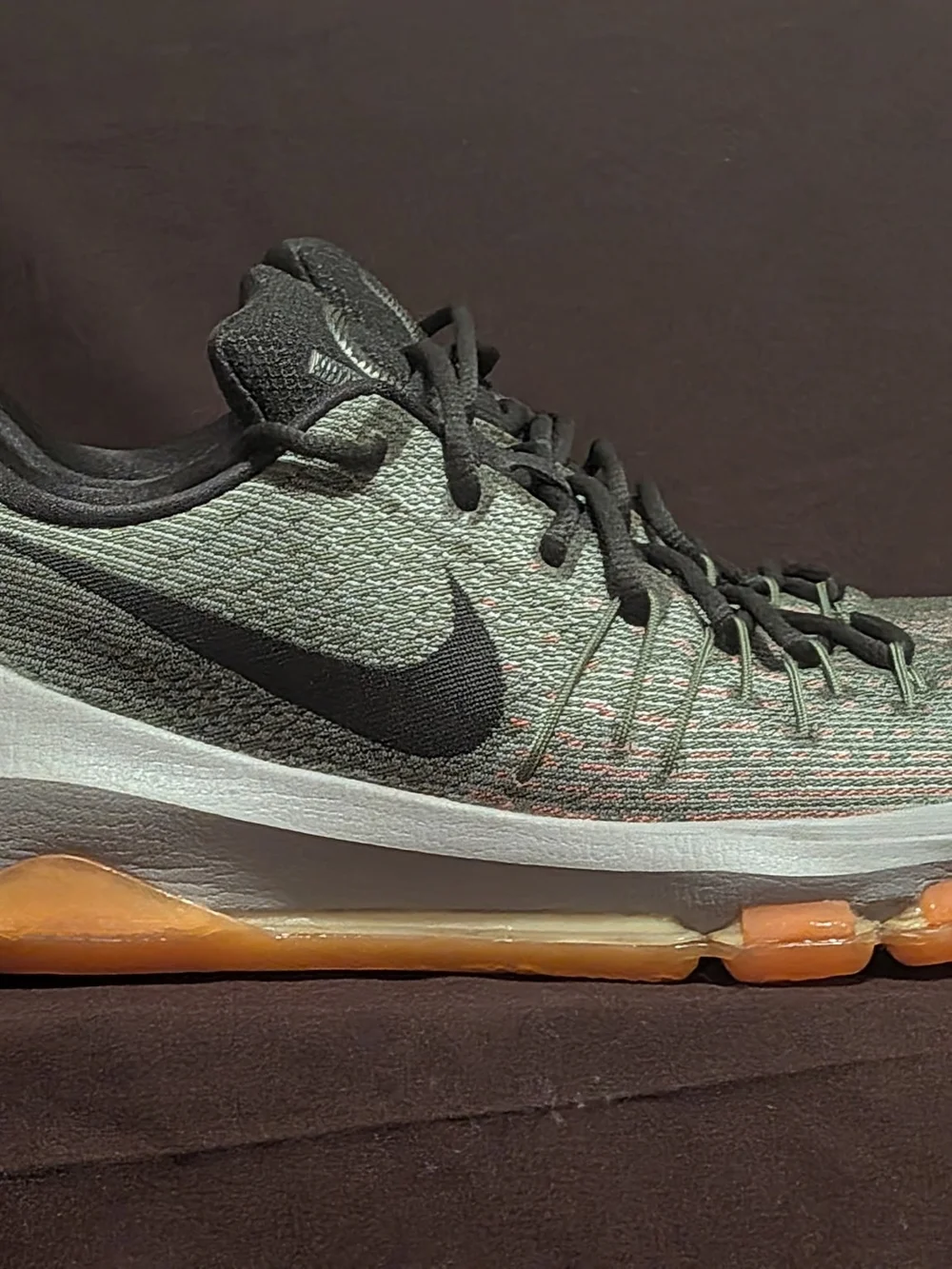 Nike KD Men’s Low-Top Sneakers in Olive Green and Black